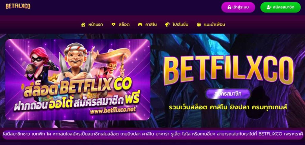 เว็บไซต์ betflix co